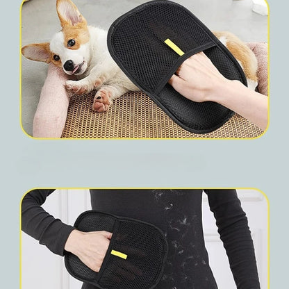 Luva Removedora de Pelos para Cães e Gatos – Portátil, Lavável e Reutilizável