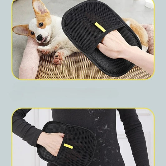 Luva Removedora de Pelos para Cães e Gatos – Portátil, Lavável e Reutilizável