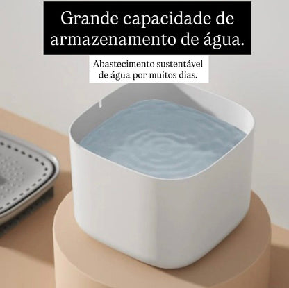 Fonte de Água Automática 3L para Gatos – Silenciosa, Filtrante e USB com recirculação automática, filtro, grande capacidade, bebedouro filtrante.