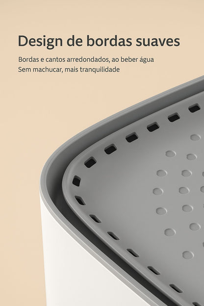 Fonte de Água Automática 3L para Gatos – Silenciosa, Filtrante e USB com recirculação automática, filtro, grande capacidade, bebedouro filtrante.